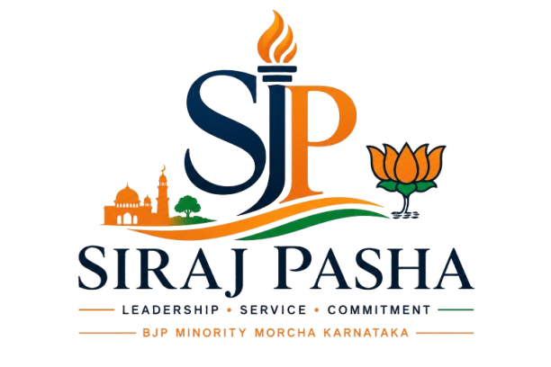 Siraj Pasha — BJP Minority Morcha, Karnataka